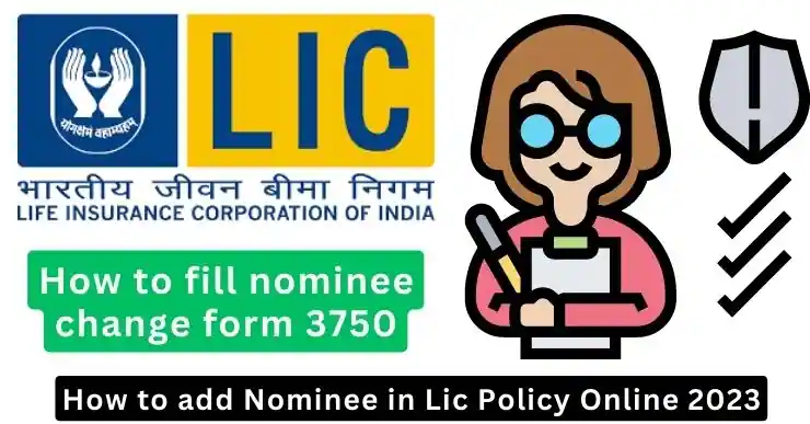 how to add Nominee in Lic Policy Online
