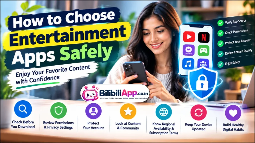 How to choose entertainment apps safely with smartphone privacy and security tips